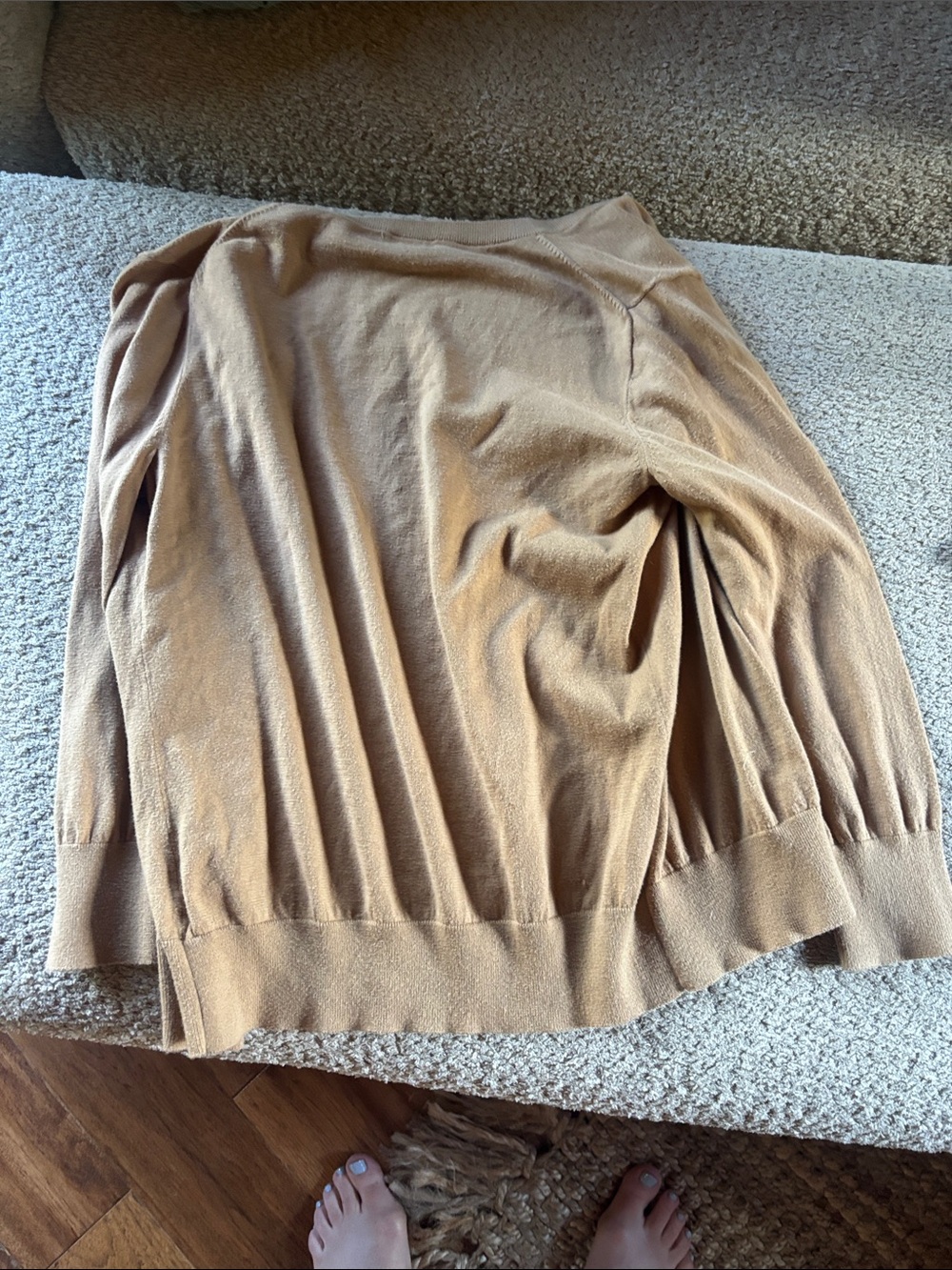 J. Crew Camel Button-Front Women's Cardigan - Picture 10 of 10